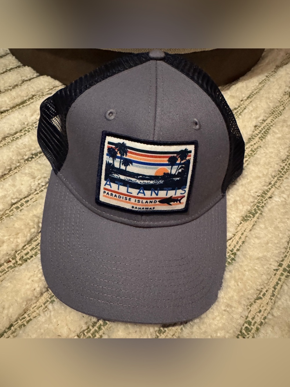 Gear For Sports 1974 Atlantis Paradise Island Bahamas Trucker Hat Retro Patch